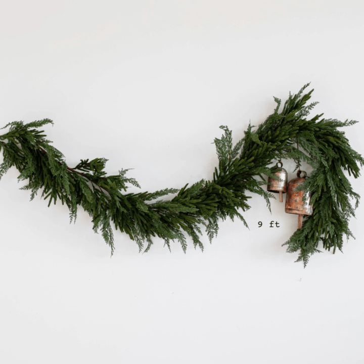 Cypress Real Touch Garland 9ft - Sutherland Interiors