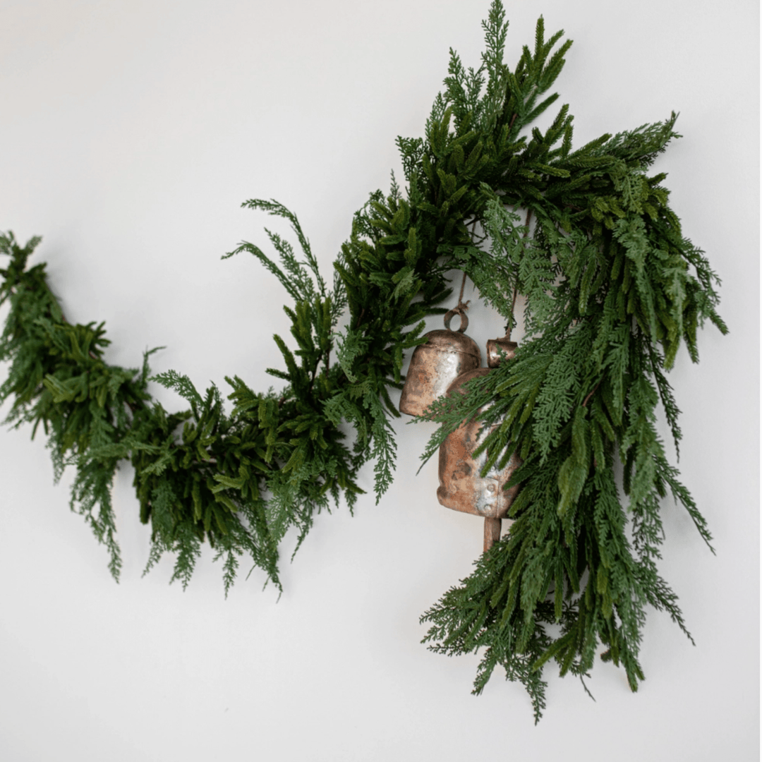 Cypress Real Touch Garland 9ft - Sutherland Interiors