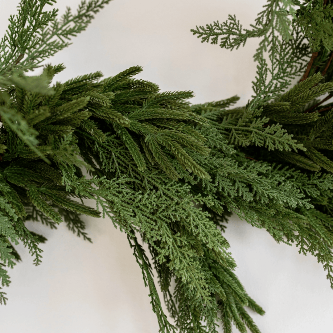 Cypress Real Touch Garland 9ft - Sutherland Interiors