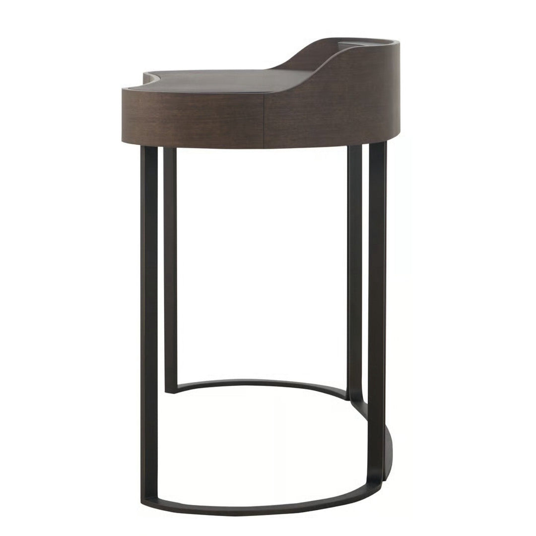 Elegant Walnut & Leather Kensington Writing Desk - Sutherland Interiors