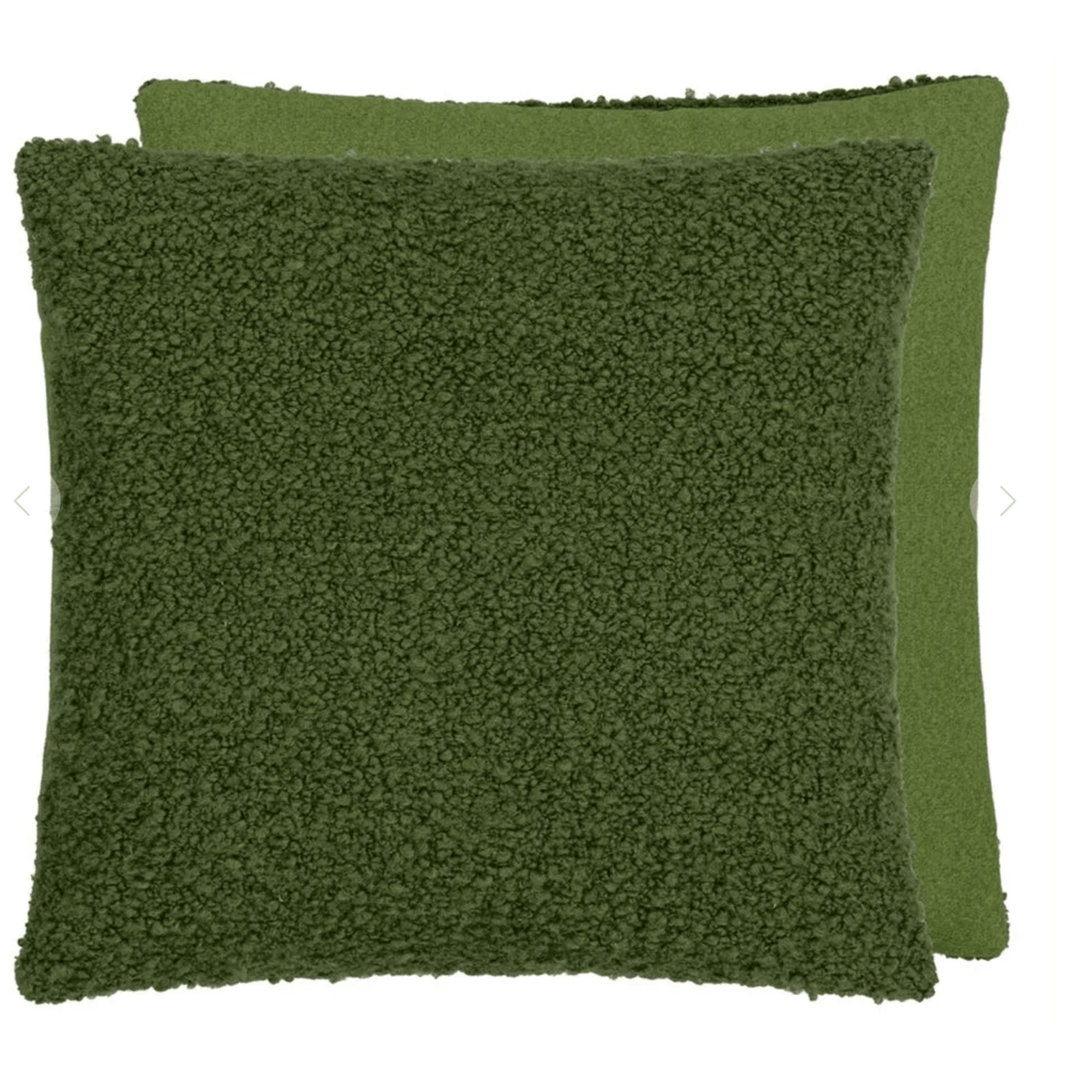 Emerald Boucle Cushion - Sutherland Interiors