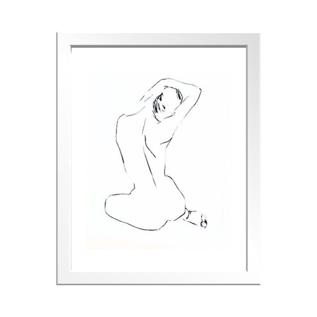 Line Sketch - Female Figure 2