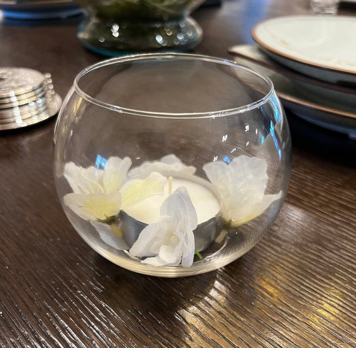 Glass Bubble Ball Vase - Sutherland Interiors