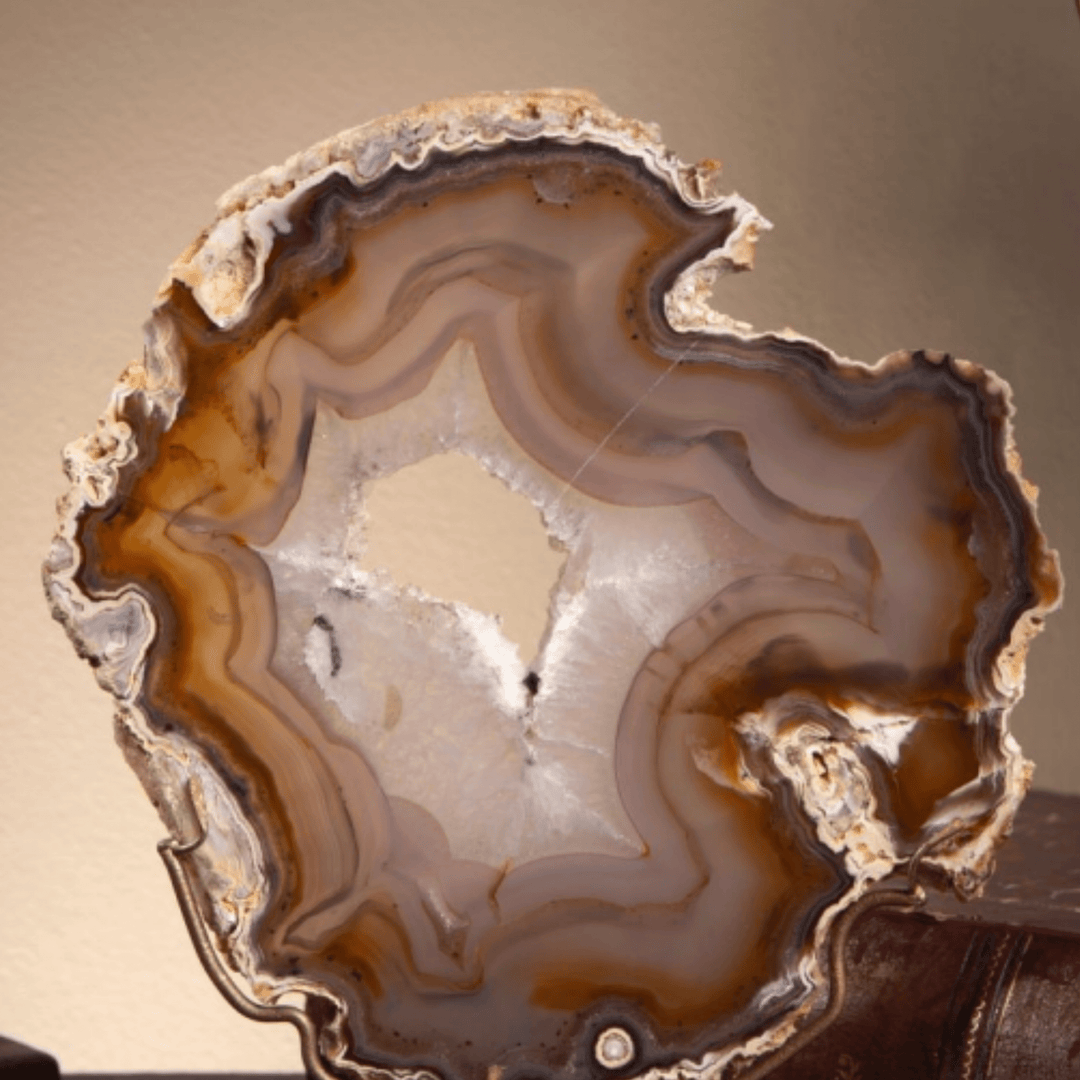 Gold Natural Agate - Sutherland Interiors