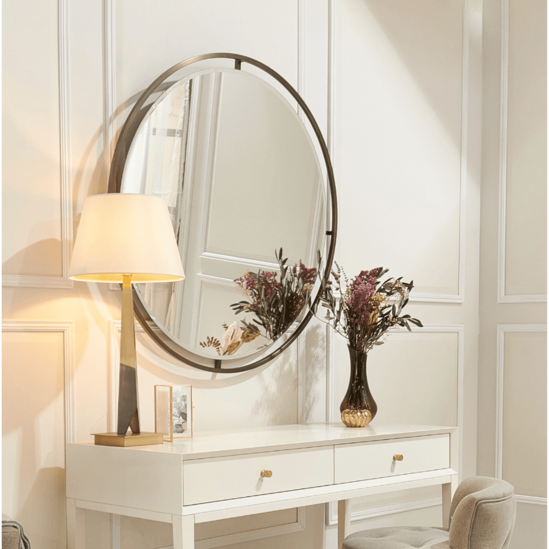 Gordone Mirror Round - Sutherland Interiors
