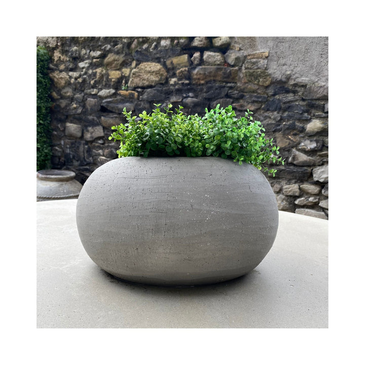 Grey Terracotta Planter - Indoor/Outdoor - Sutherland Interiors