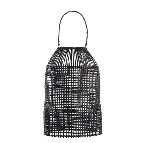 Hazel lantern - Black - L - Sutherland Interiors