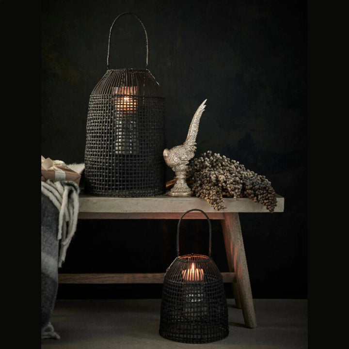 Hazel lantern - Black - M - Sutherland Interiors