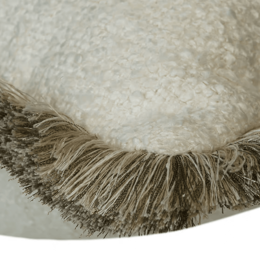 Huntsman Ivory/Alezio Gold Cushion - Sutherland Interiors