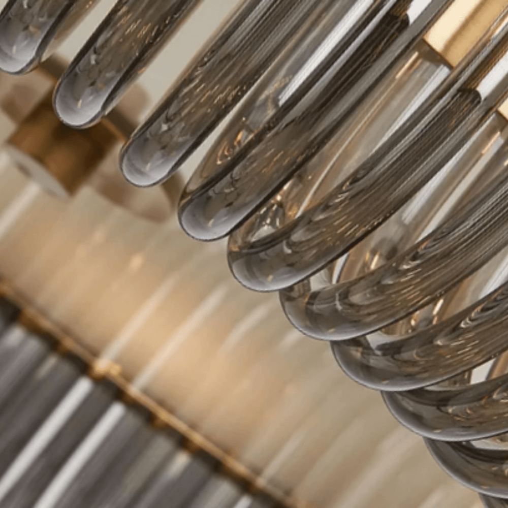 Jessie Smoked Ceiling Light - Sutherland Interiors