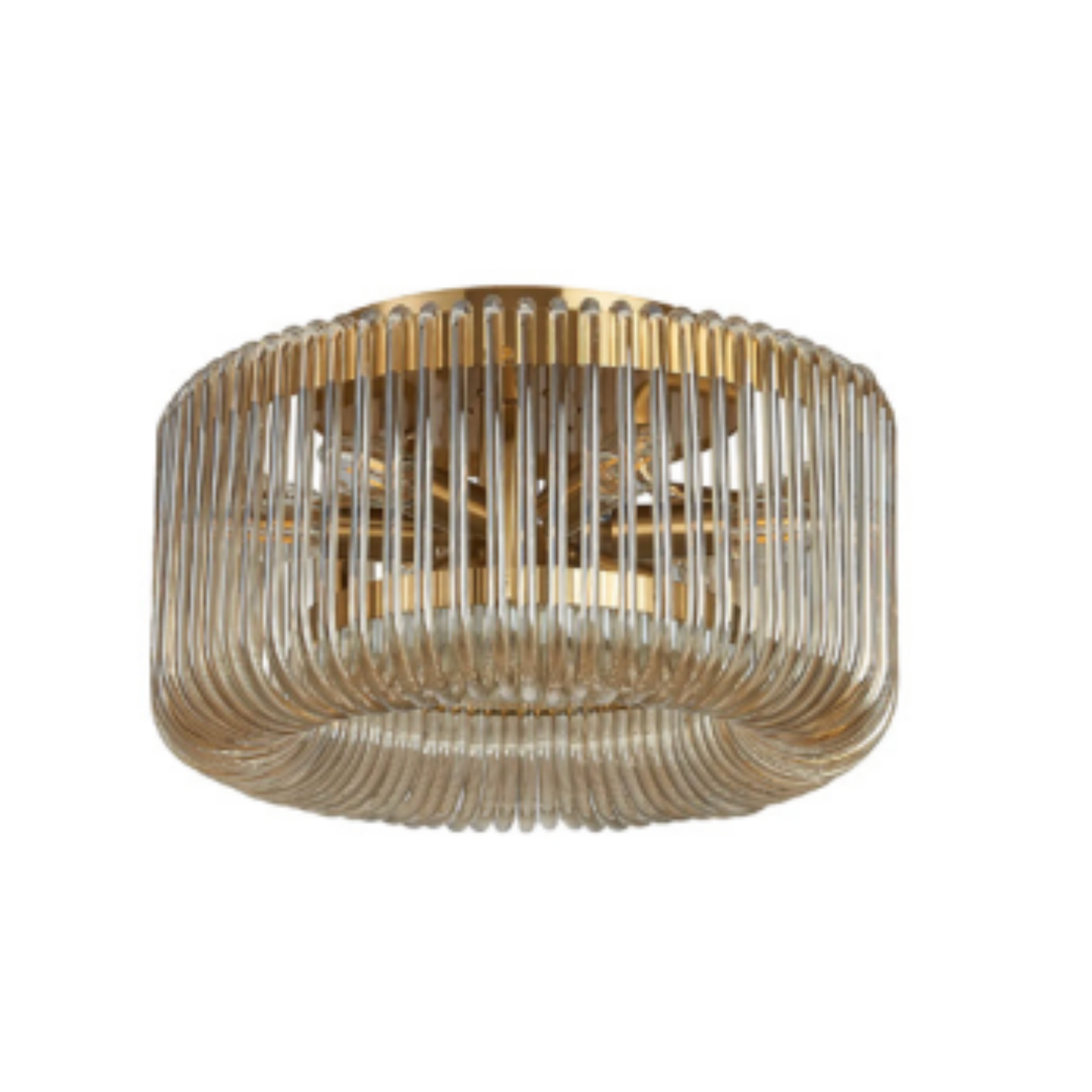 Jessie Smoked Brown Ceiling Light