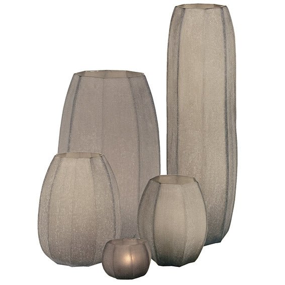 Koonam Medium Vase - Smoke - Sutherland Interiors