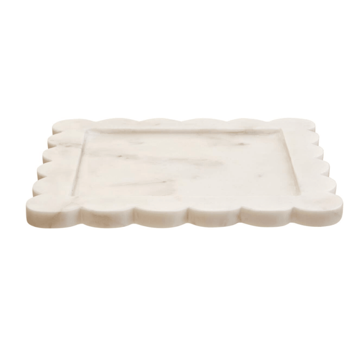 Large Marble Square Tray - Sutherland Interiors