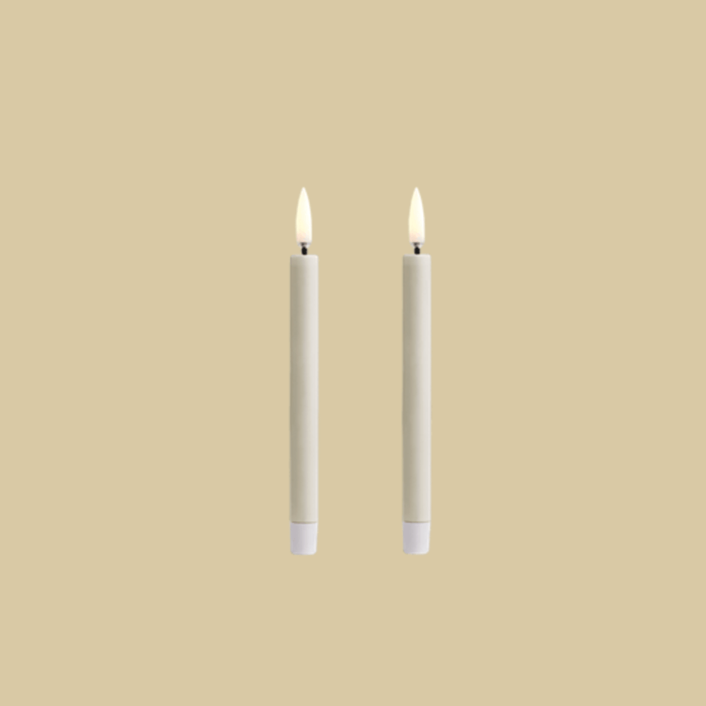 LED Mini Taper Candles - Ivory - Sutherland Interiors