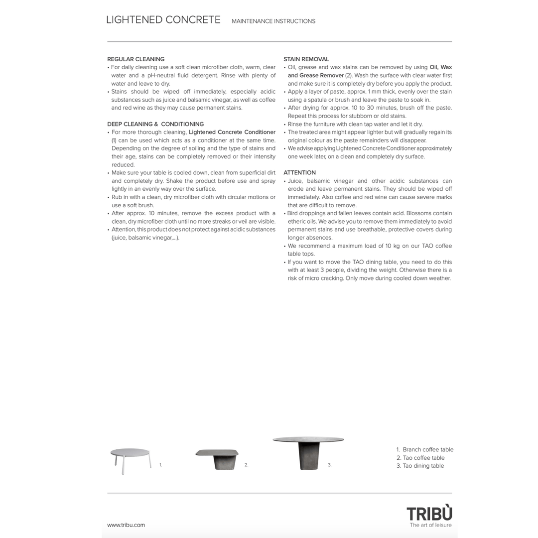 Lightened Concrete Care Set - Sutherland Interiors