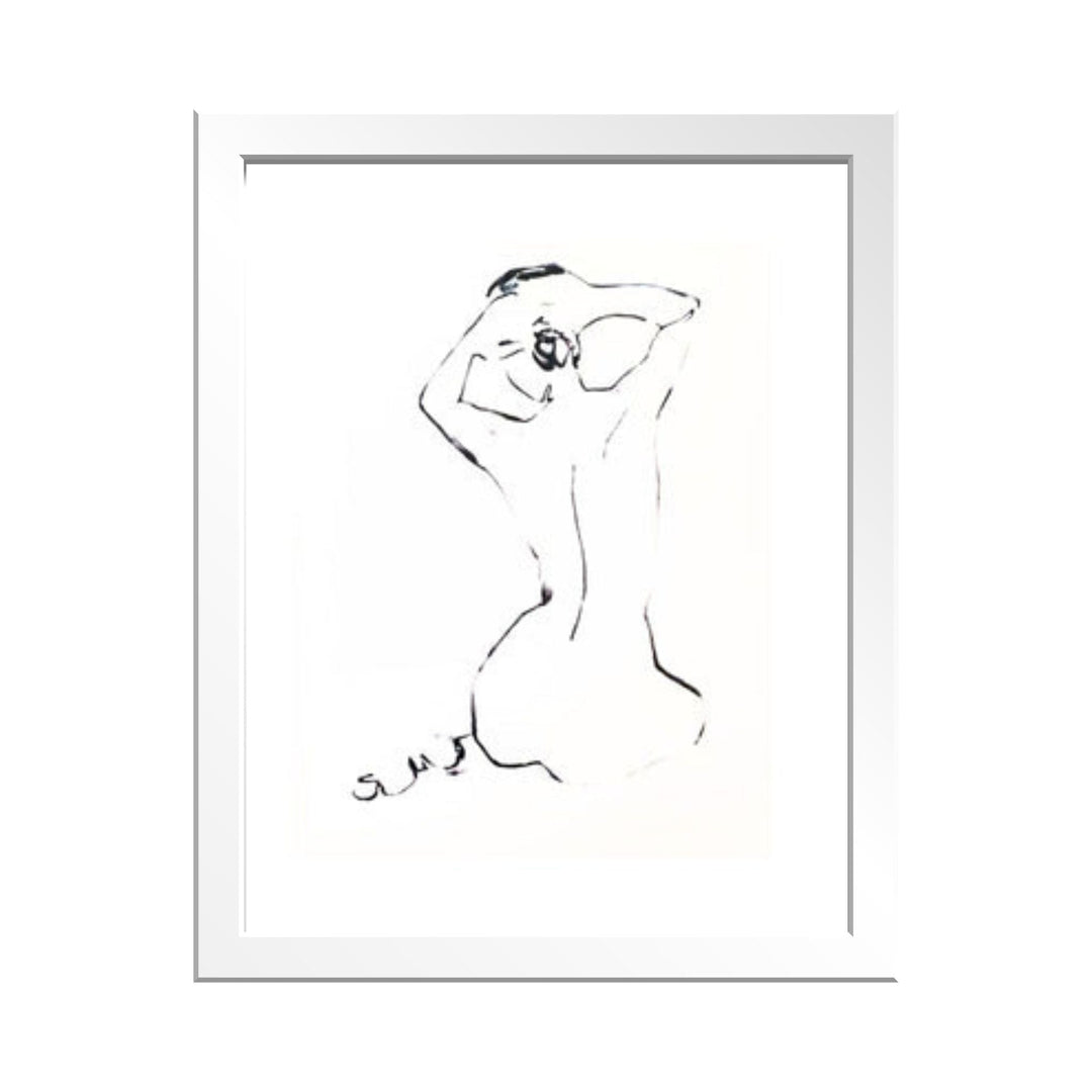 Line sketch - Female Figure 1 - Sutherland Interiors