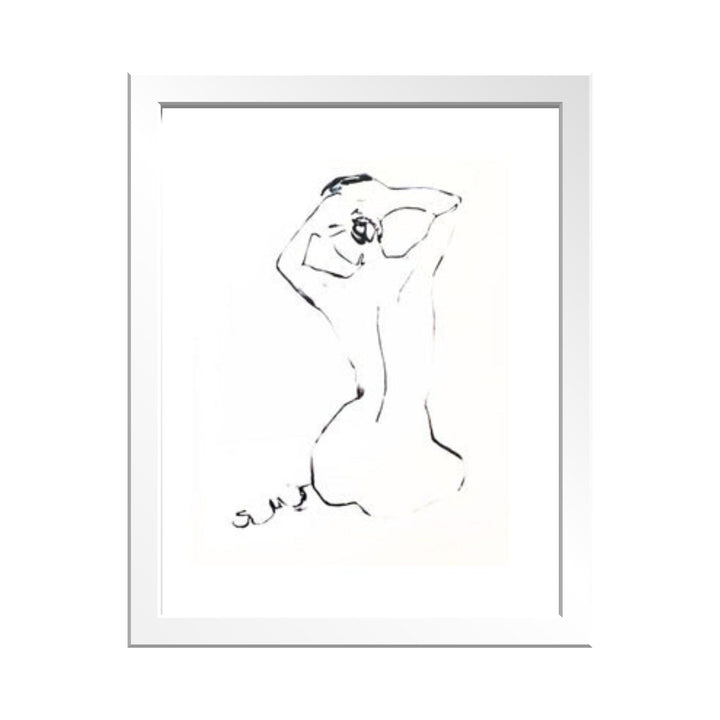 Line sketch - Female Figure 1 - Sutherland Interiors