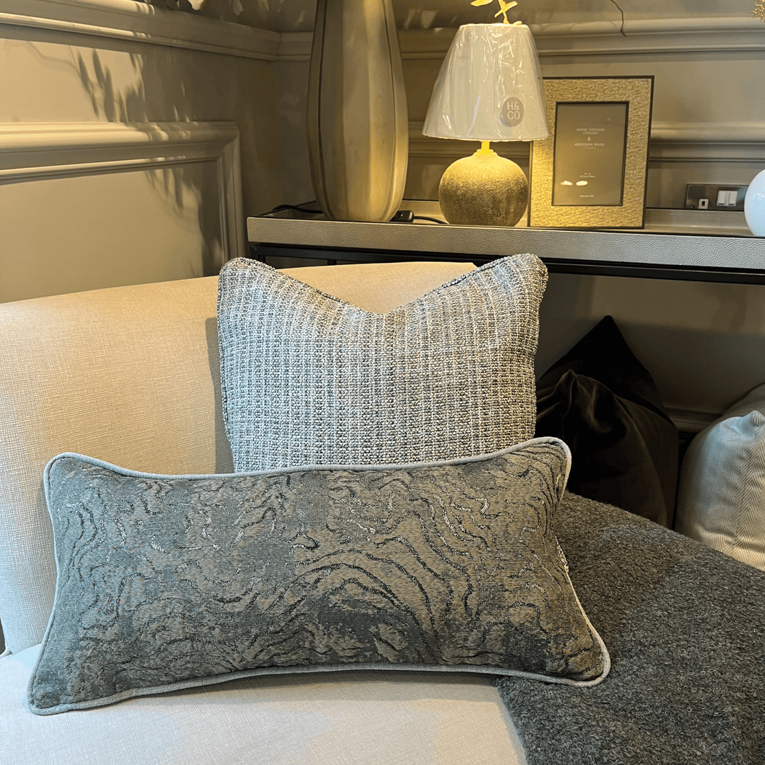 Luxury Cushion Green Lumbar - Sutherland Interiors