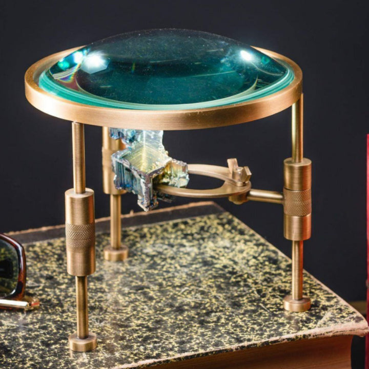Magnifying Glass on Stand with Bismuth Crystal - Sutherland Interiors