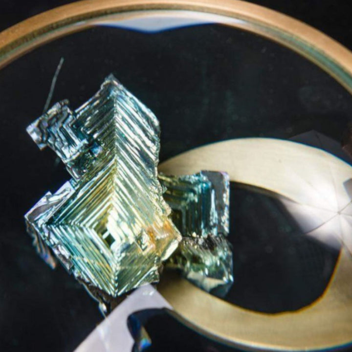 Magnifying Glass on Stand with Bismuth Crystal - Sutherland Interiors