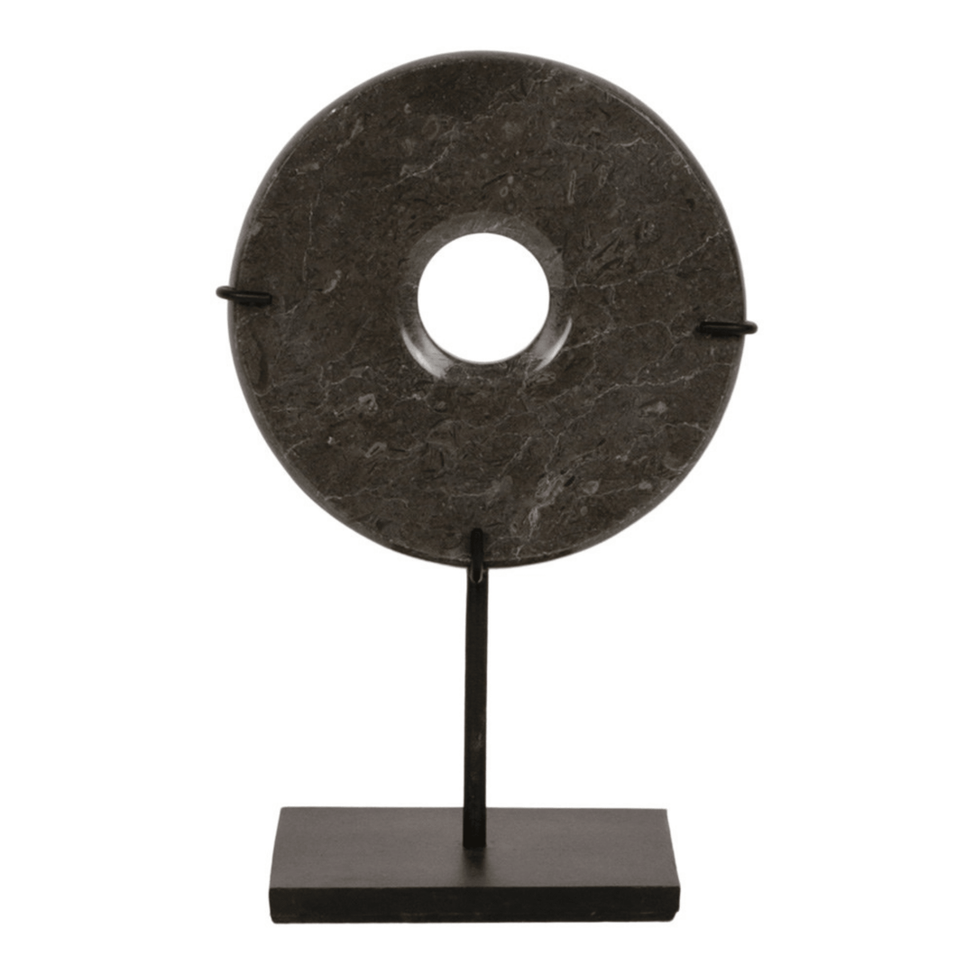 Marble Disc on Stand - Sutherland Interiors