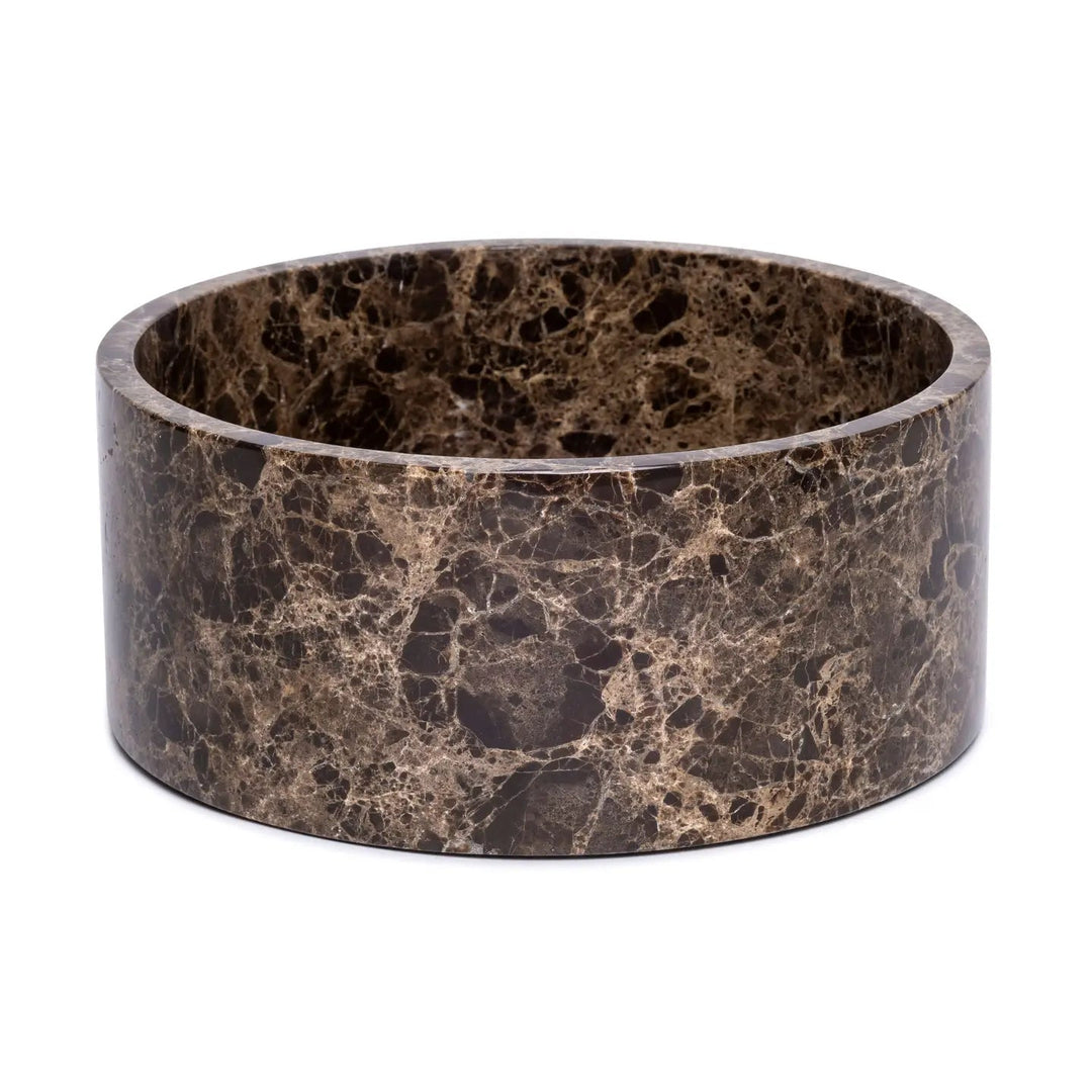 Marble Fruit Bowl Brown - Sutherland Interiors