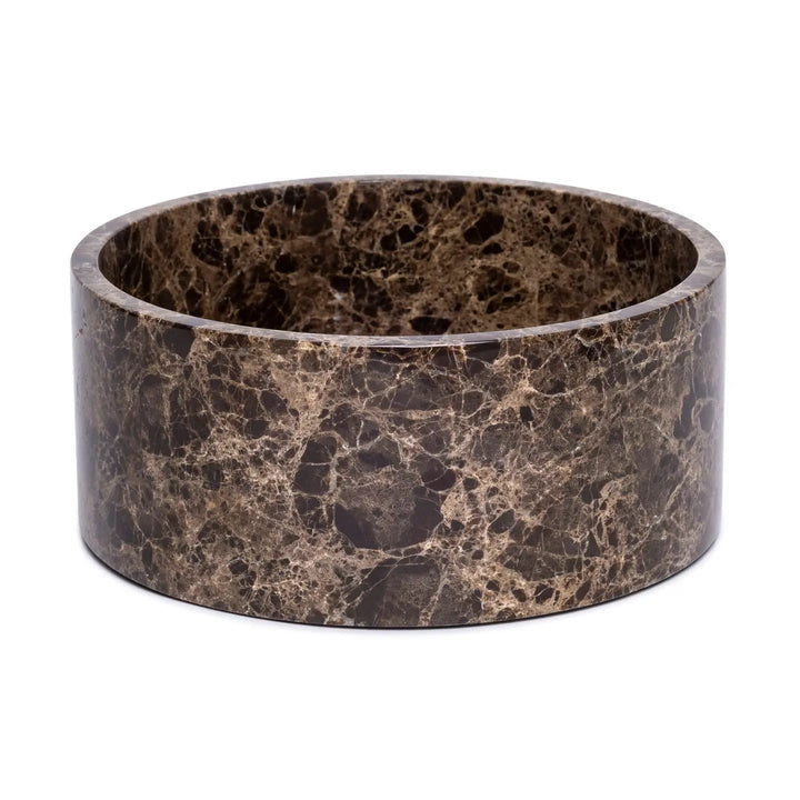 Marble Fruit Bowl Brown - Sutherland Interiors