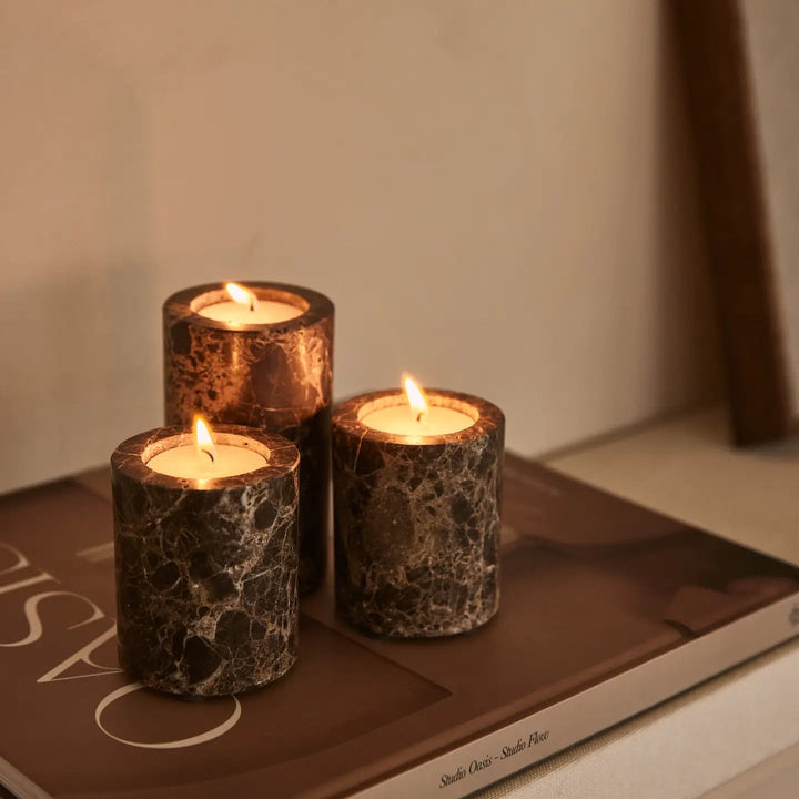 Marble Tealight Holder M - Sutherland Interiors