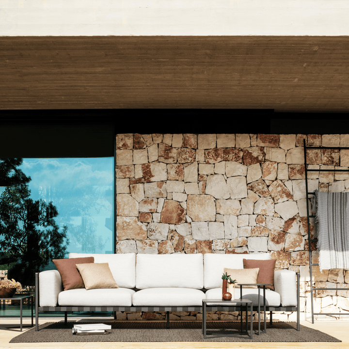Natal Alu Sofa 2 Seater - Sutherland Interiors