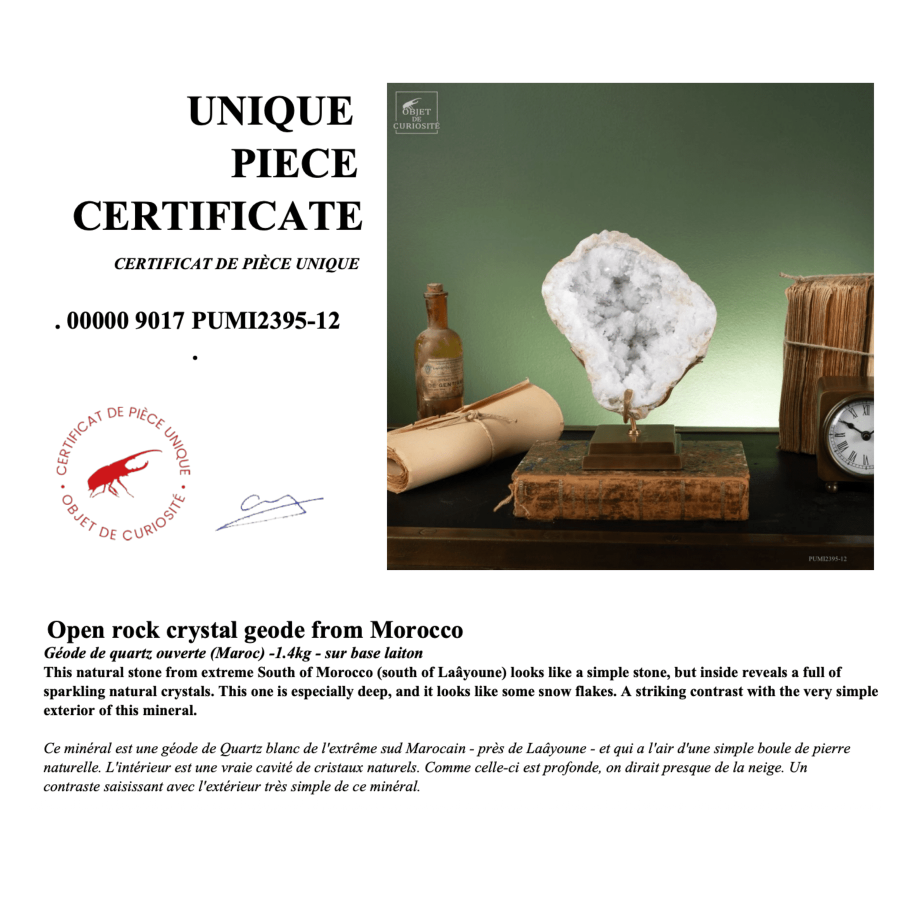 Geodlite Rocks Natural Rock Geode – Sutherland Interiors