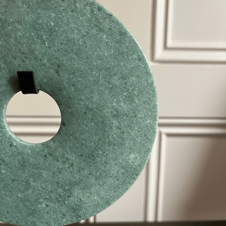 Ornament Bi disc in Light/Middle green - Sutherland Interiors