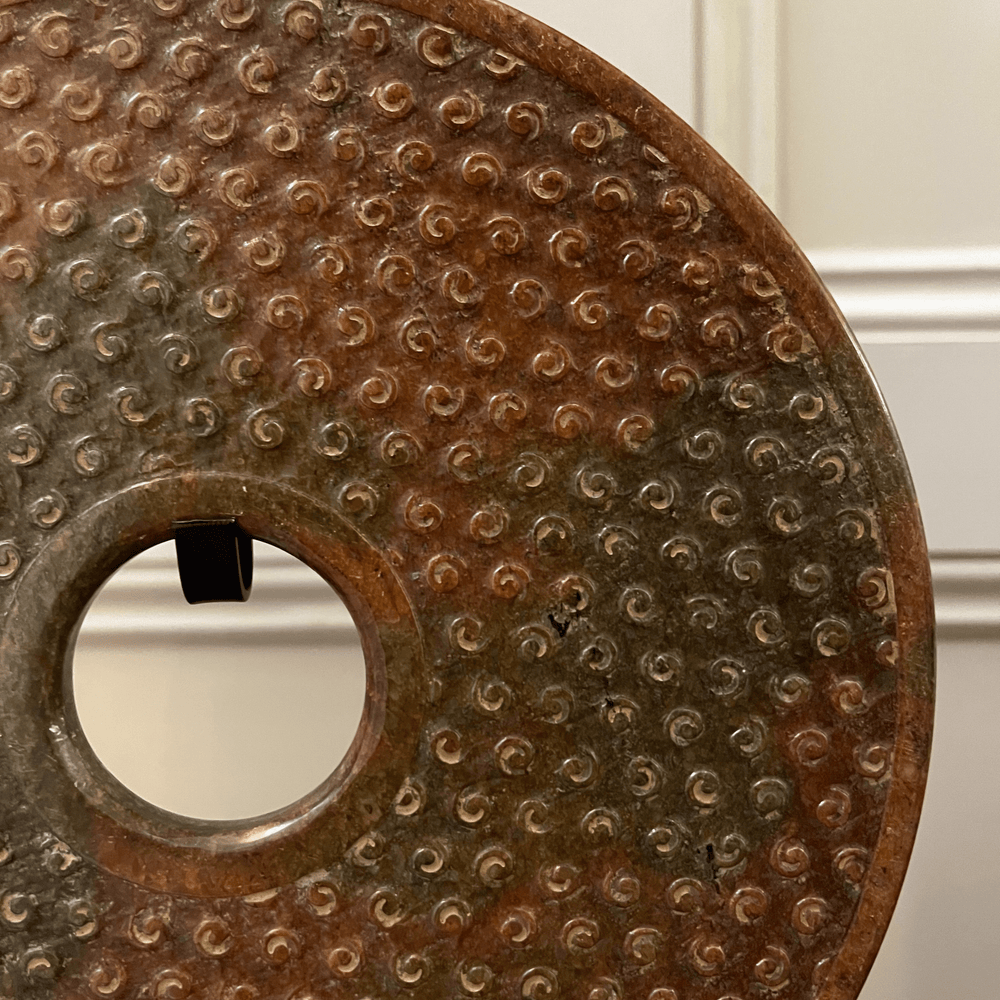 Ornament Bi Disc in Olive Green - Sutherland Interiors