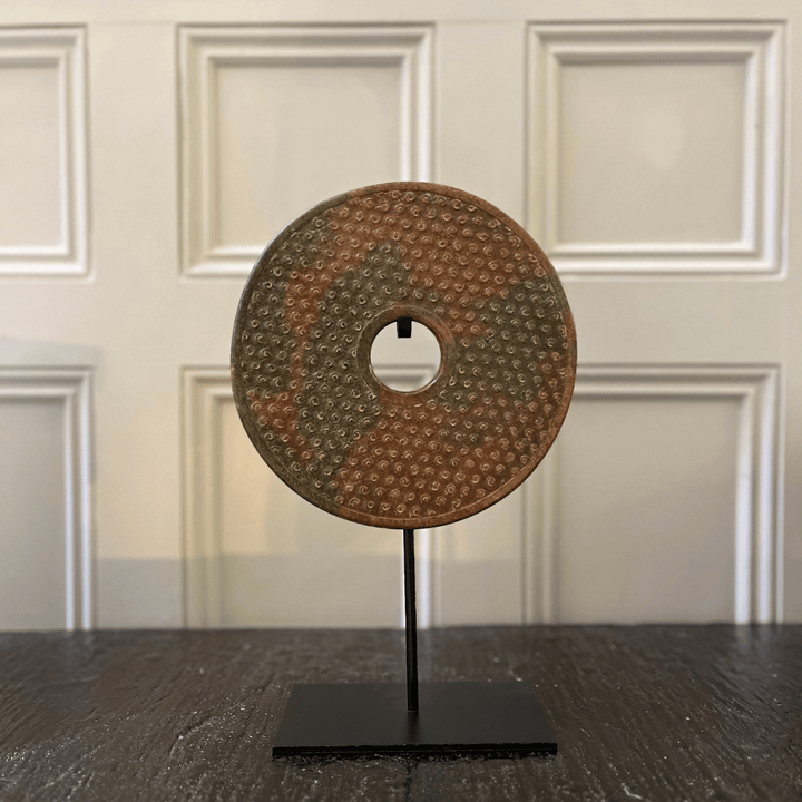 Ornament Bi Disc in Olive Green - Sutherland Interiors