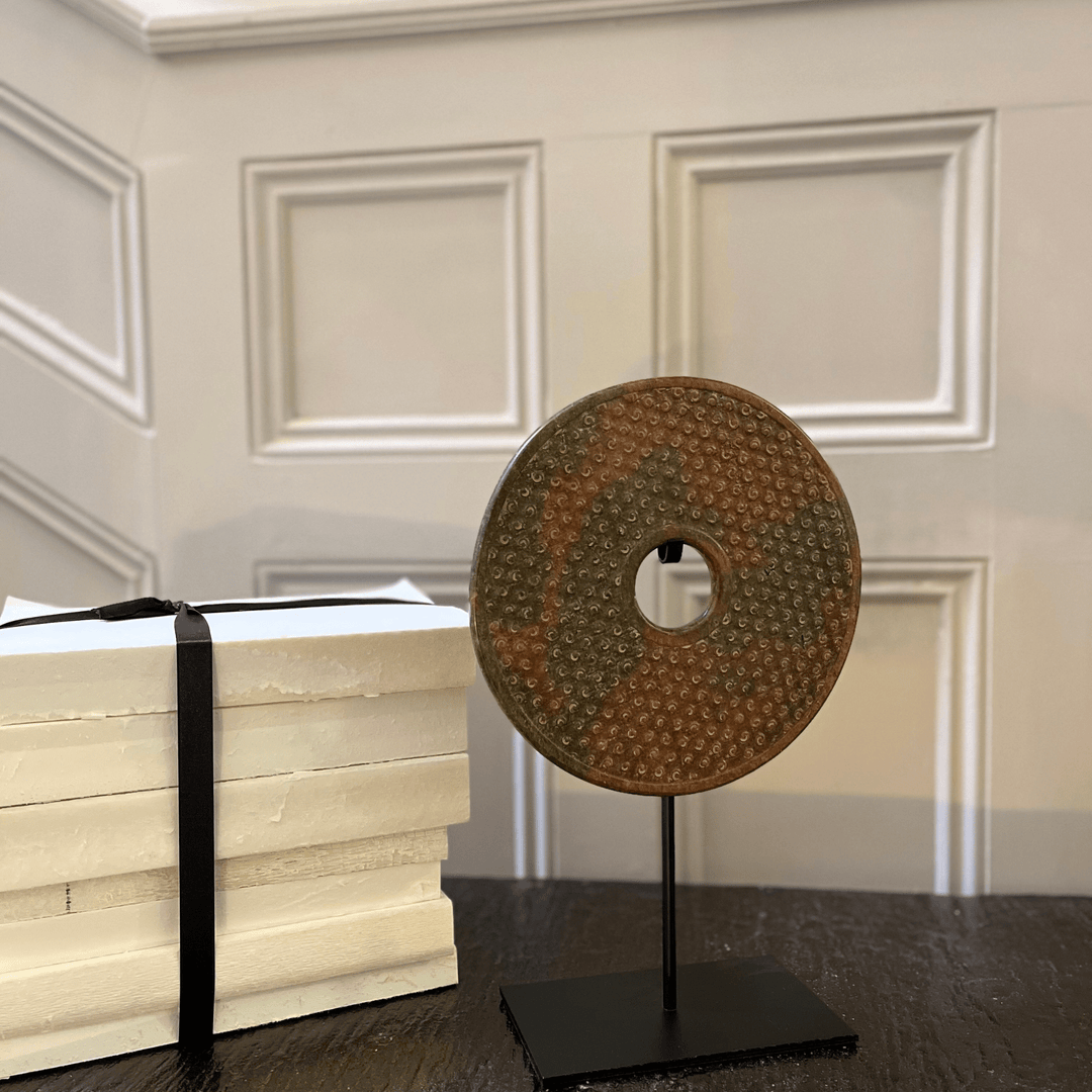 Ornament Bi Disc in Olive Green - Sutherland Interiors