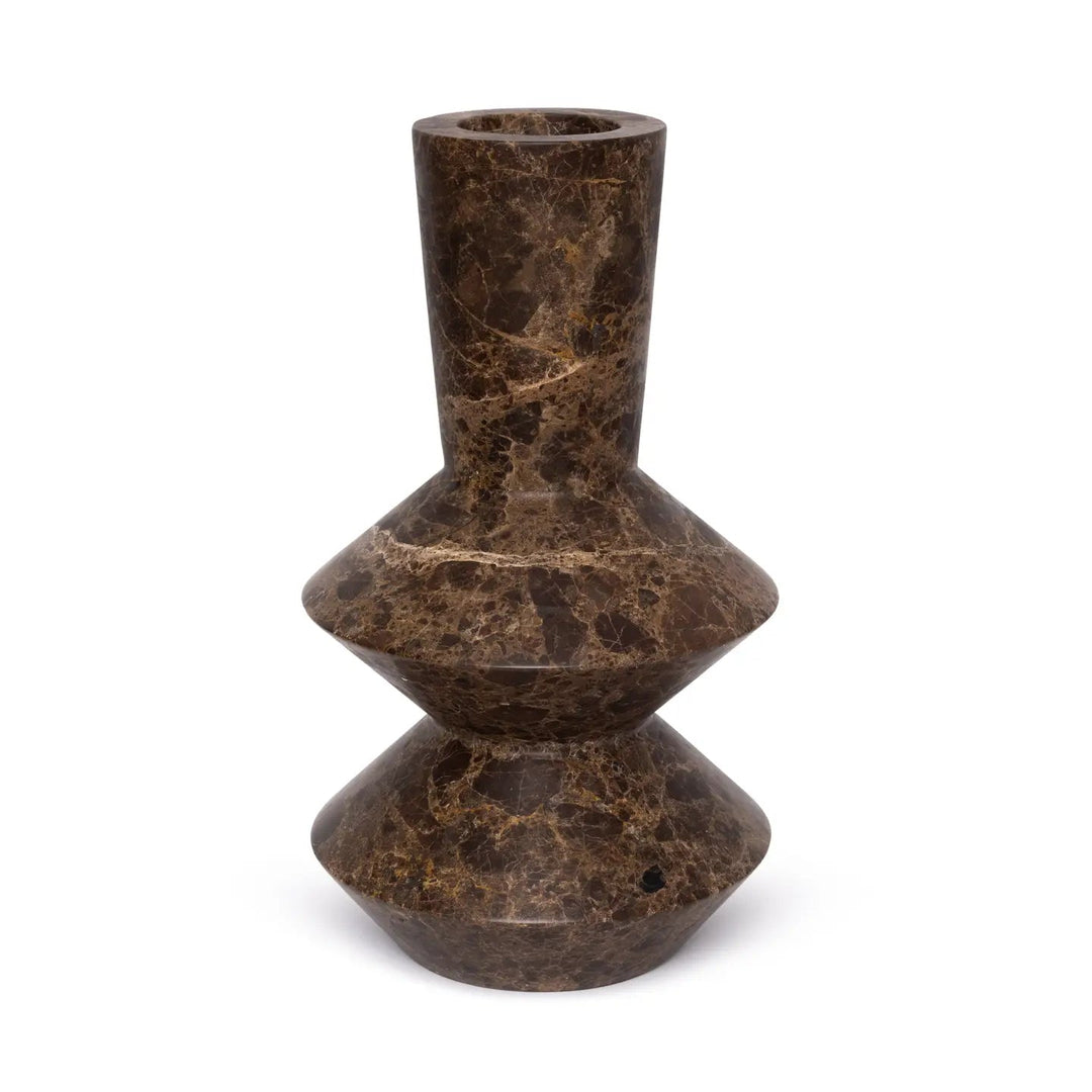 Rhombus Marble Vase - Sutherland Interiors
