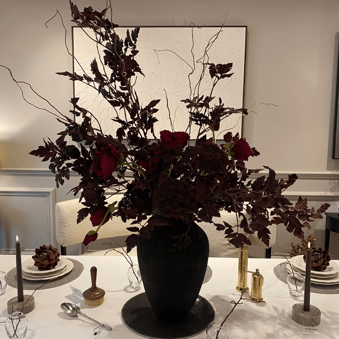 Ruby Red & Burgundy Arrangement - Sutherland Interiors
