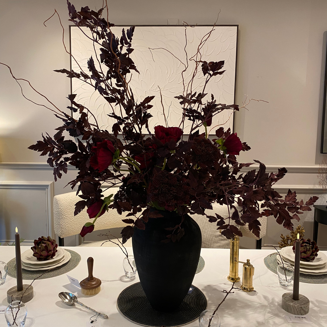 Ruby Red & Burgundy Arrangement
