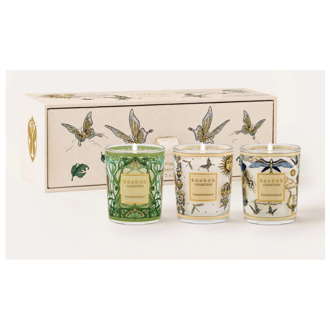 Baobab Trio Travel Candles – Tomorrowland