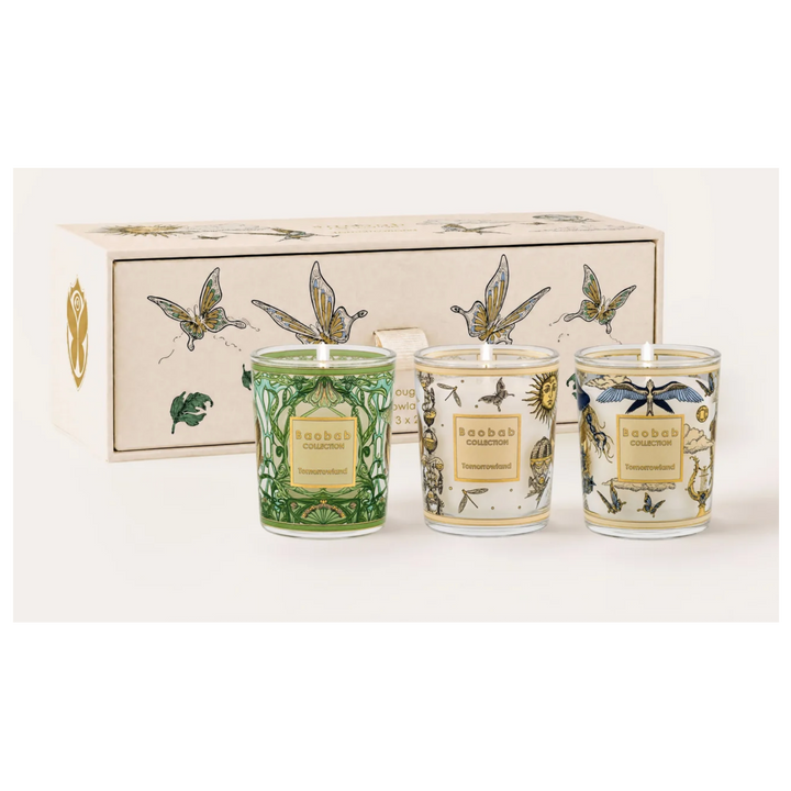 Baobab Trio Travel Candles – Tomorrowland