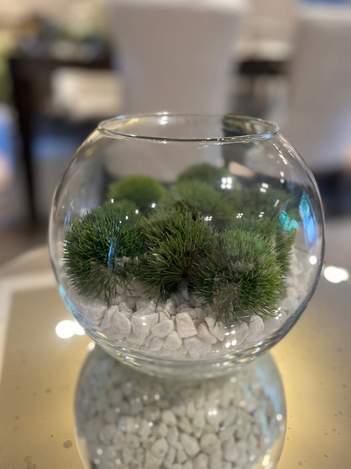 Spherical Vase Glass - Sutherland Interiors