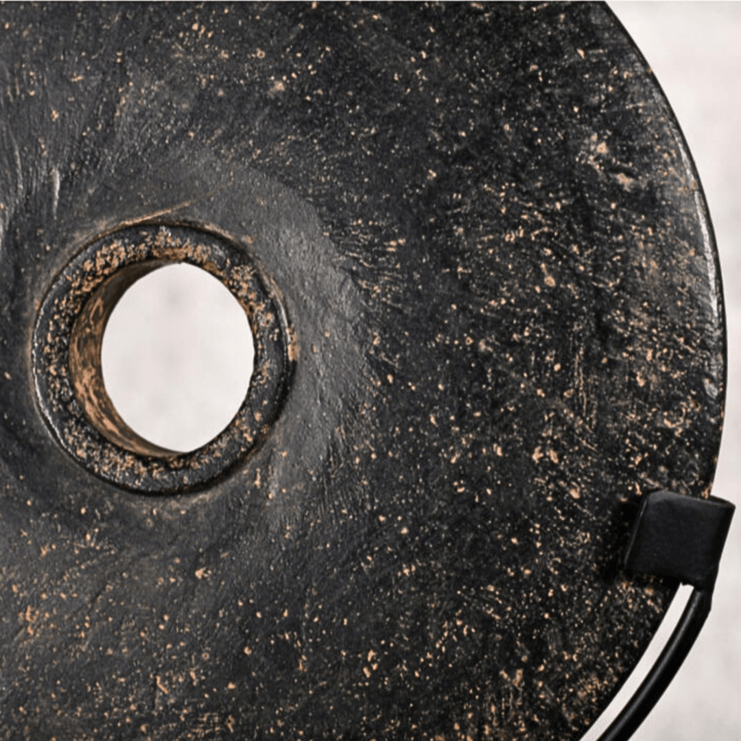 Stone Disc Black Small - Sutherland Interiors