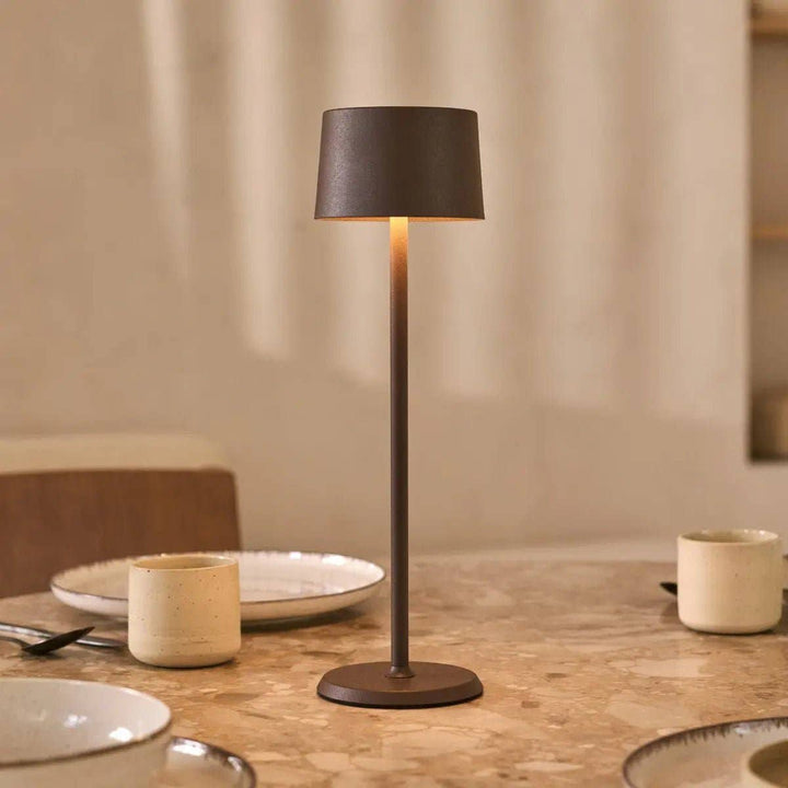 Table Lamp Mocha Brown Large - Sutherland Interiors