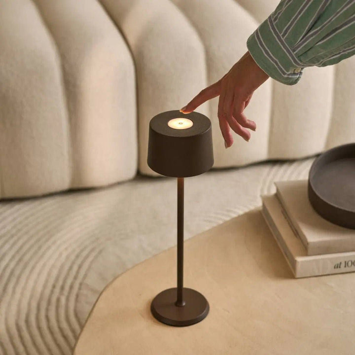 Table Lamp Mocha Brown Large - Sutherland Interiors
