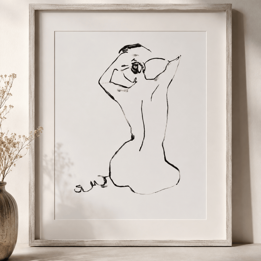 The Muse – Framed Figurative Artwork - Sutherland Interiors
