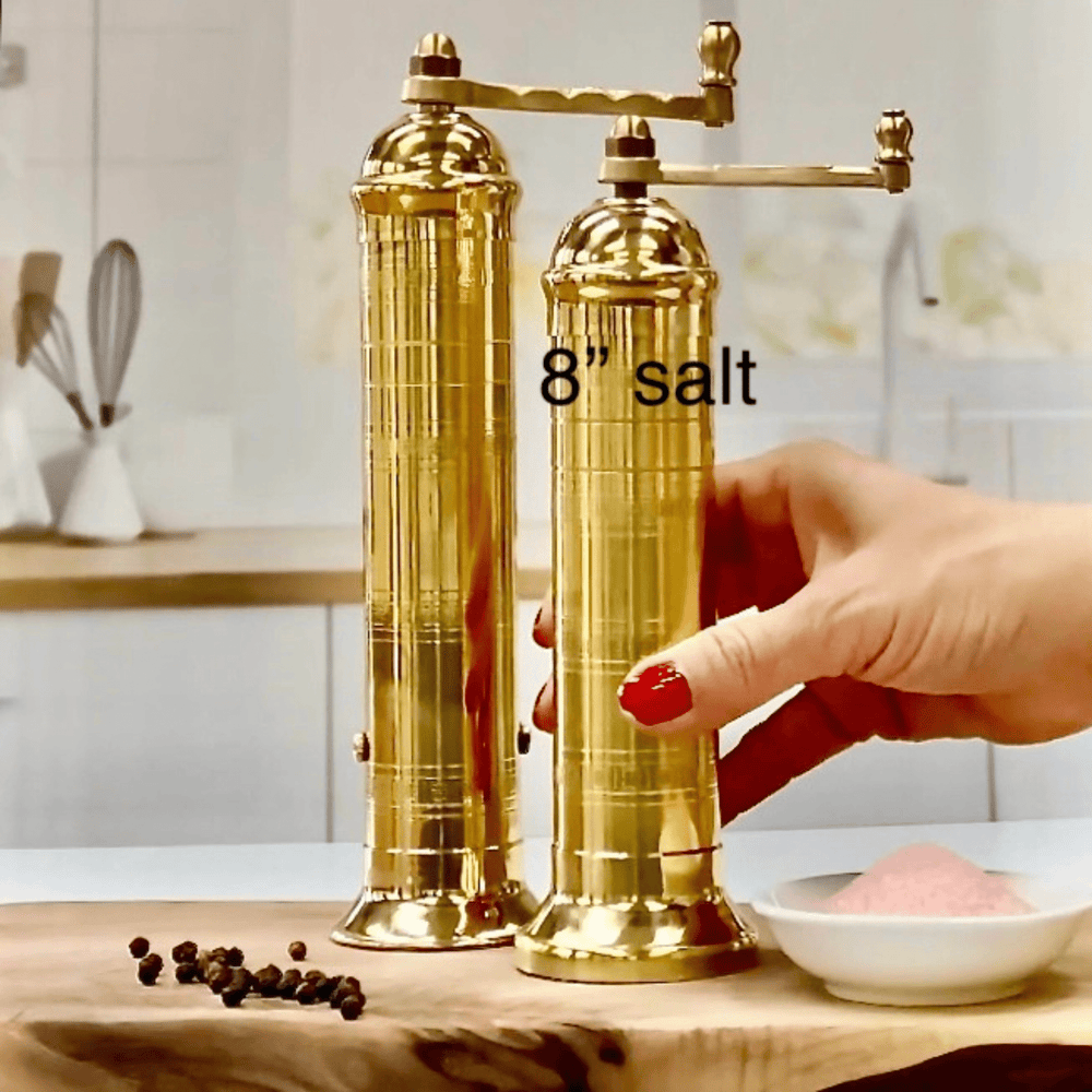 The Original 'brass Mill' - Salt Grinder - Sutherland Interiors
