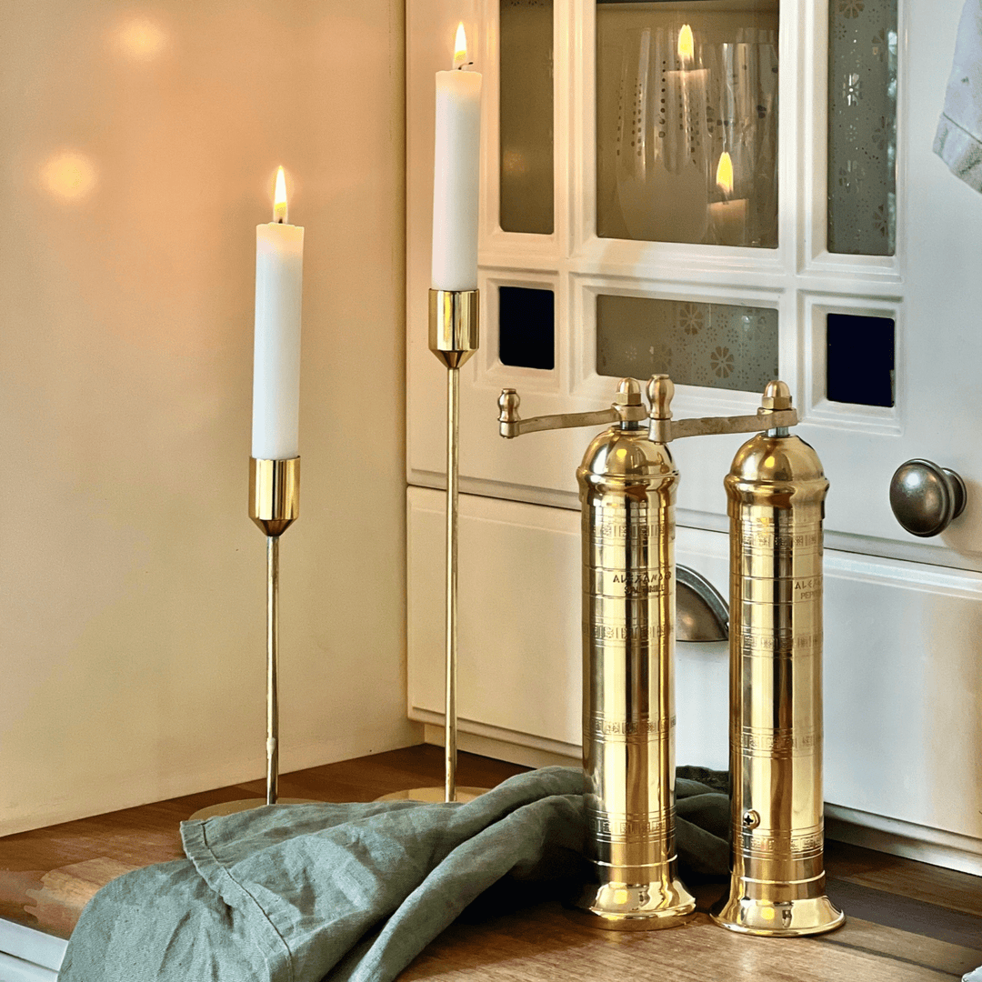 The Original 'brass Mill' - Salt Grinder - Sutherland Interiors