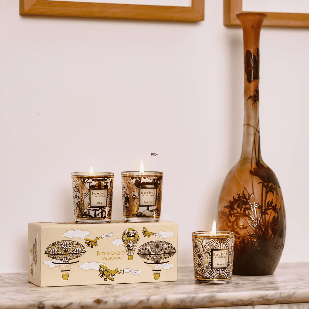 Trio Scented Candles Rosace - Caravane - Afrika - Sutherland Interiors