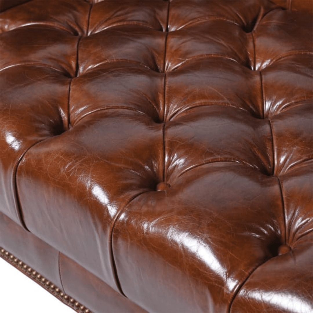 Vintage Chesterfield Leather Sofa - Sutherland Interiors