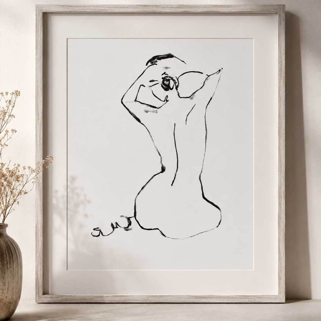 The Muse – Framed Figurative Artwork