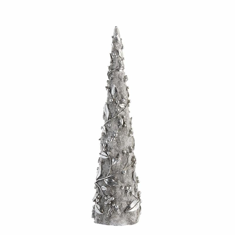 SERAFINA CHRISTMAS TREE H47 CM. ANTIQUE SILVER